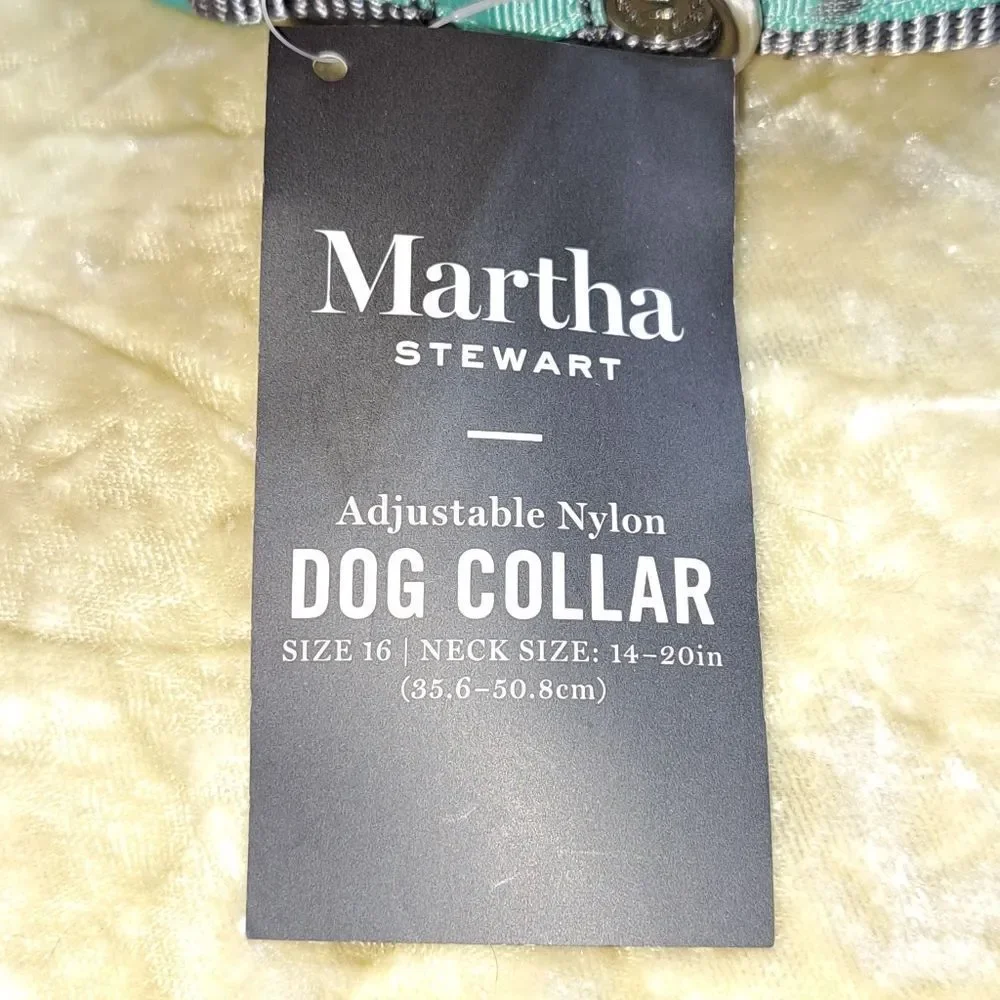 NWT Martha Stewart Dog Collar pet collar - Picture 6 of 9